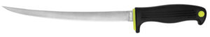 Kershaw 1259X Clearwater  9" Fixed Fillet Plain Satin 420J2 SS Blade Black Co-polymer Handle Includes Sheath