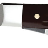 Case 00106 Stockman Medium 2.42"/1.58"/1.57" Folding Clip/Sheepsfoot/Pen Plain As-Ground Tru-Sharp SS Blade, Brown Jigged Synthetic Handle