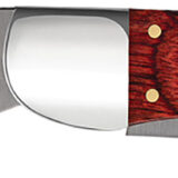 Case 00189 Hunter 4.10" Folding Clip/Skinner Plain As-Ground Tru-Sharp SS Blade/Jigged Rosewood Handle