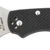 Spyderco BY01GP2 Byrd Harrier 2 3.39" Folding Clip Point Plain 8Cr13MoV SS Blade Black Textured G10 Handle Includes Pocket Clip