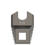 Real Avid AVMF58MDW Master -Fit Muzzle Device Wrench 5/8" Titanium Titanium/Stainless Steel AR-Platform Free-Float Handle
