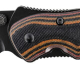 CRKT 1105K Endorser 3.18" Folding Drop Point Plain Black Oxide 8Cr14MoV SS Blade/Multi-Color G10 Handle Includes Pocket Clip