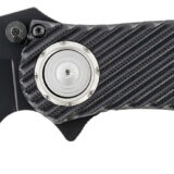 CRKT 2640 Clever Girl 4.10" Folding Plain Black Powder Coated D2 Steel Blade/ Black G10 Handle Includes Pocket Clip