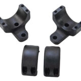 DNZ 703TXH2 Game Reaper 2 Scope Mount/Ring Combo Matte Black 30mm Howa
