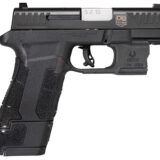 Diamondback DB0301P001 DBAM29 Sub-Compact 9mm Luger 3.50" 12+1,17+1 Overall Black Finish with Serrated Nitride Stainless Steel Slide, Polymer Grip & Picatinny Rail Includes Viridian Laser & Holster