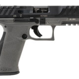 Walther Arms 2858371 PDP 9mm Luger 18+1 4.50" Black Polygonal Rifled Barrel, Black Optic Ready/Serrated Slide, Gray Polymer Frame w/Picatinny Rail, Black Performance Duty Texture Grips, Ambidextrous