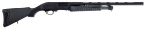 Escort HEFH2022051Y Field Hunter Youth 20 Gauge Pump 3" 4+1 22" Black Vent Rib Barrel, Black Anodized Aluminum Grooved Receiver, Fixed Black Synthetic Stock, Right Hand