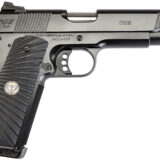 Wilson Combat CQBFS9 1911 CQB Full Size Frame 9mm Luger 10+1 5" Match Grade Barrel, Black Serrated Carbon Steel Slide, Black Armor-Tuff Carbon Steel Frame w/Beavertail, Black G10 Starburst Grip