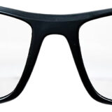 M&P Accessories 110168 Thunderbolt Shooting Glasses Full Size Clear Mirror Lens Black Frame