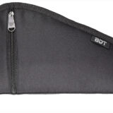 Bulldog BDT619B Deluxe Pistol Case With Pocket & Sleeve, Black Water-Resistant Outer Shell, Impact-Resistant Padding, Heat-Resistant Quilted Lining 9"L x 6" H