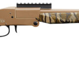 Charles Daly 930316 101 Turkey 12 Gauge Break Open 3" 1rd 20" Flat Dark Earth Cerakote Steel Barrel & Receiver, Fixed Mossy Oak Bottomland Synthetic Stock