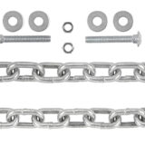 EZ-Aim 15587 Chain Kit Stainless Steel 7" Includes Hardware 2 Per Pack