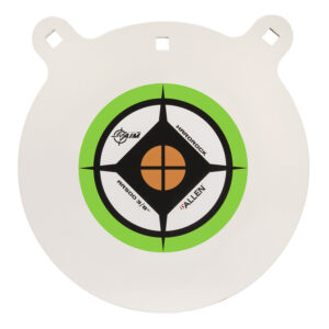 EZ-Aim 15599 Hardrock 12" AR500 Steel Gong Shooting Target .38" Thickness Black / Green / White