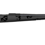 Fierce Firearms FCTRG65PRC24BBO CT Rage 6.5 PRC Caliber with 3+1 Capacity, 24" Carbon Fiber Barrel, Black Cerakote Metal Finish & Blackout Camo Fixed Fierce Tech C3 Stock, Right Hand (Full Size)