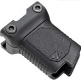 Strike Industries ARCMAGRAILSBK Angled Vertical Grip Short Black Polymer with Cable Management Storage for Picatinny Rail