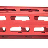 Strike Industries GRIDLOK-LITE-17-RED GridLok Lite with Quick Rail Detach System 17"L 1.57"D M-LOK Red Aluminum for AR-15