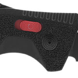 S.O.G SOG11120141 Trident AT 3.70" Folding Clip Point Plain Black TiNi Cryo D2 Steel Blade/Black w/Red Accents GRN Handle Features Line Cutter/Glass Breaker