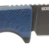S.O.G SOG17790157 Altair FX 3.40" Fixed Clip Point Plain Satin TiCN Cryo CPM 154 SS Blade, Squid Ink Black GRN Handle, Includes Sheath