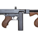 Thompson T1B14 1927A-1 Deluxe 45 ACP Caliber with 16.50" Barrel, 20+1 Capacity (Stick), Blued Metal Finish, Walnut Removable Fixed Stock & Wood Grip Right Hand