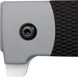 Cold Steel CS-26T Oyabun  3.50" Folding Plain 4034 Stainless Steel Blade/ Griv-Ex Black GRN w/TPR Inlay Handle