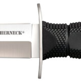 Cold Steel CS39LSAC Leatherneck Double Edge Mini 3.50" Fixed Plain 8Cr13MoV SS Blade/3.25" Black Deep Checkered w/Double Quillon Guard Kray-Ex Handle Includes Sheath