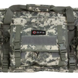 GPS Bags DRC55ACU Double Rifle Case A-TACS AU 600D Polyester w/ 2 Padded Pistol Sleeves MOLLE Webbing & Lockable Zippers