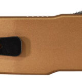 Templar Knife LAAB221 Premium LW Large 3.50" OTF Tanto Plain Black Oxide Stonewashed Powdered D2 Steel Blade, 5.25" Bronze Anodized Aluminum Handle