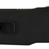 Templar Knife LABR321 Premium LW Large 3.50" OTF Drop Point Plain Black Oxide Stonewashed D2 Steel Blade, 5.25" Black Aluminum Handle