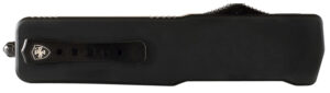Templar Knife LABR321 Premium LW Large 3.50" OTF Drop Point Plain Black Oxide Stonewashed D2 Steel Blade, 5.25" Black Aluminum Handle
