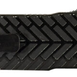 Templar Knife LAHBG52 Premium LW Large 3.55" OTF Tanto Part Serrated Black Oxide Stonewashed D2 Steel Blade, 5.25" Black Herringbone Aluminum Handle