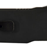 Templar Knife MZBR121 Premium Weighted Slim 3.16" OTF Dagger Plain Black Oxide Stonewashed D2 Steel Blade, 4.93" Black Aluminum/Rubber Handle