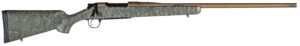 Christensen Arms 8010201200 Mesa Long Range 6.5 PRC 4+1 26" Threaded Barrel, Burnt Bronze Cerakote, Green with Black/Tan Webbing Stock