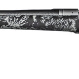 Christensen Arms 8010617600 Ridgeline FFT 7mm Rem Mag 3+1 22" Carbon Fiber/Threaded Barrel, Stainless Steel, Black with Gray Accents Stock, Left Hand