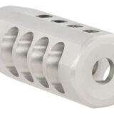 Christensen Arms 8100001701 Side-Baffle Natural Titanium, 5/8"-24 tpi Threads, 30 Cal (.920" D Bull barrel)