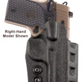 DeSantis Gunhide D94KB8WZ0 Cazzuto OWB Black Kydex Paddle Fits Springfield Prodigy w/wo Red Dot Fits 4.25-5" Barrel Left Hand