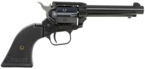 Heritage Mfg RR22B4PG Rough Rider 22 LR 6 Shot, 4.75" Black Steel Barrel, Black Cerakote Zinc Alloy Frame, Black Cerakote Cylinder, Black Polymer Grip, Hammer/Thumb Safety, Exposed Hammer