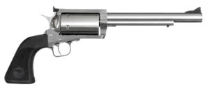 Magnum Research BFR350L7 BFR 350 Legend 6 Shot 7.50" Brushed Stainless Steel Barrel, Stainless Cylinder, Brushed Stainless Steel Frame, Black Rubber Grips, Exposed Hammer