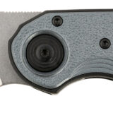 CRKT 5410 Attaboy 2.73" Folding Drop Point Plain Stonewashed D2 Steel Blade/Black/Silver GRN Handle Includes Pocket Clip