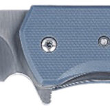 CRKT 6880 Ignitor 3.48" Folding Drop Point Plain Satin 8Cr13MoV SS Blade/ Blue/Black G10 Handle Includes Pocket Clip