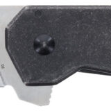Schrade 1136251 Slyte 3" Folding Plain Satin D2 Steel Blade 4.50" Dark Stonewash Stainless Steel Handle
