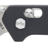 Schrade 1182620 Divergent 3.06" Folding Modified Drop Point Plain Satin AUS-8A SS Blade 4.31" Black G10 Handle