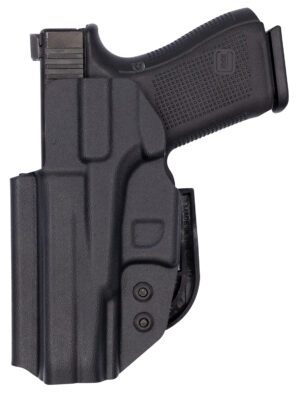 C&G Holsters 0008100 Covert IWB Black Kydex Belt Clip Fits Glock 19/23