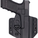 C&G Holsters 0000100 Covert OWB Black Kydex Belt Loop Glock 17/22/47