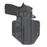 C&G Holsters 0280100 Covert OWB Black Kydex Belt Loop Fits Sig P320 M17/X5 Right Hand