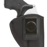 1791 Gunleather PNIWB2BLKL Premium Nylon  IWB Size 02 Black Ballistic Nylon Belt Clip Left Hand