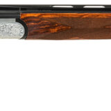 Fausti Usa, Inc 15602 Caledon 16 Gauge 2.75" 2rd 28" Blued Barrel, Engraved Stainless Rec, Wood Laser Grain Stock, Metallic Bead Sight