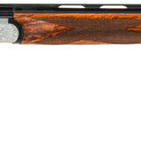 Fausti Usa, Inc 15402 Caledon 410 Gauge 3" 2rd 28" Blued Barrel, Engraved Stainless Rec, Wood Laser Grain Stock, Metallic Bead Sight