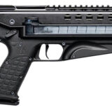Kel-Tec R50BLK R50 5.7x28mm 50+1 16.10" Threaded Barrel, Black Receiver & Polymer Grip, Side-Folding Stock, Adjustable Sights, QD Sling Mount