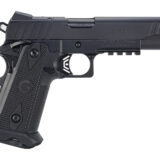 EAA 395040 Witness2311 45 ACP 11+1 5" Black Barrel, Black Serrated Slide & Polymer Frame w/Picatinny Rail & Beavertail Black Checkered Polymer Grips
