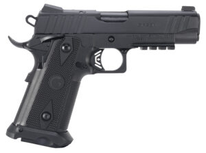 Girsan 395050 Witness2311 45 ACP 11+1 4.25" Black Steel Barrel, Black Serrated Steel Slide, Black Polymer Frame w/Beavertail & Picatinny Rail, Black Checkered Polymer Grip, Ambidextrous